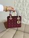 Модель в стилі Dior Lady Burgundy Gold 20см  P6067 фото 7