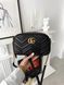Сумка в стилі Gucci Black Gold P11041 фото 3