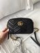 Сумка в стилі Gucci Black Gold P11041 фото 4