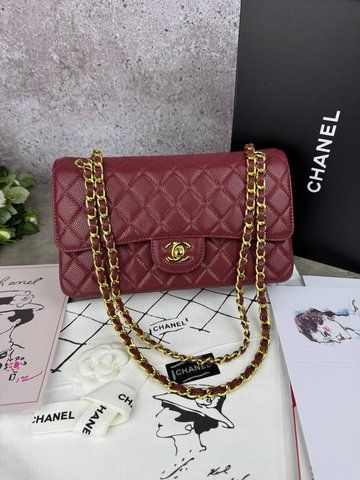 Модель в стилі Chanel Burgundy Gold Texture 25 см P10046 фото