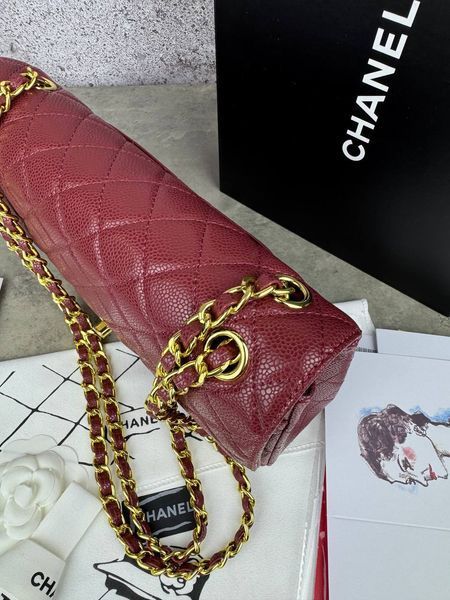 Модель в стилі Chanel Burgundy Gold Texture 25 см P10046 фото