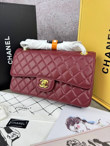 Модель в стилі Chanel Burgundy Gold Texture 25 см P10046 фото