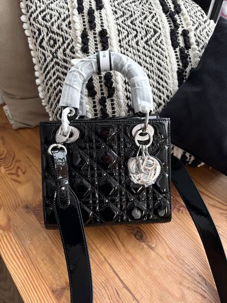 Модель в стилі  Dior Lady Black Silver 20см P6072 фото