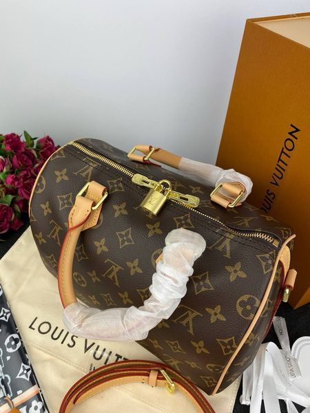 Модель в стилі Louis Vuitton Speedy Bandouliere 25 P1015 фото