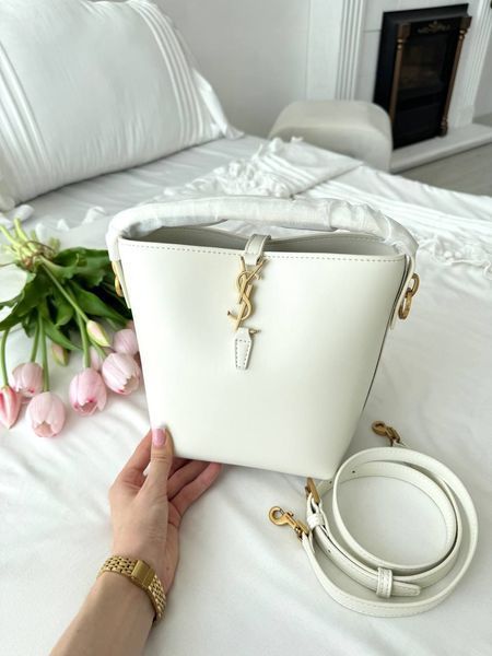 Сумка в стилі  Yves Saint Laurent Le 37 Milk Gold P5052 фото