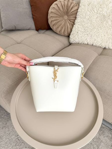Сумка в стилі  Yves Saint Laurent Le 37 Milk Gold P5052 фото