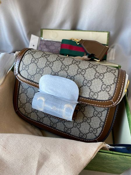Сумка в стилі Gucci Horsebit 1955 Mini Bag P11002 фото