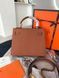 Сумка в стилі Hermes Kelly Brown Gold 25 см 	P15050	 фото 4