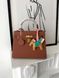Сумка в стилі Hermes Kelly Brown Gold 25 см 	P15050	 фото 3