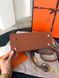 Сумка в стилі Hermes Kelly Brown Gold 25 см 	P15050	 фото 8