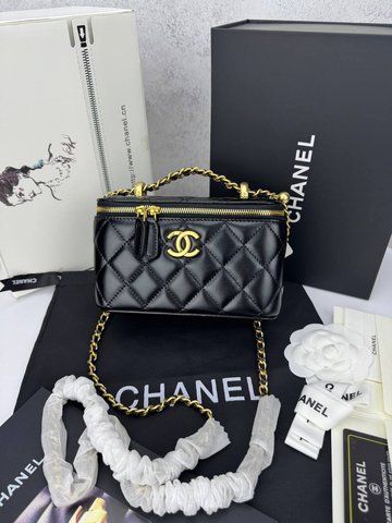 Модель в стилі Chanel Black Gold (з дзеркалом) 17 см P10075 фото