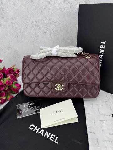 Модель в стилі Chanel Burgundy Gold Texture 25 см P10062 фото