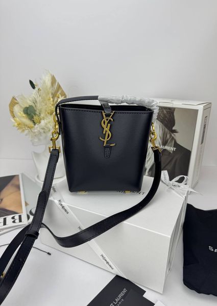 Сумка в стилі  Yves Saint Laurent Le 37 Black Gold P5043 фото