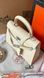 Модель в стилі Hermes Kelly Milk Silver 22см 145-1 фото 3