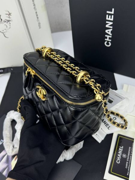 Модель в стилі Chanel Black Gold (з дзеркалом) 17 см P10075 фото