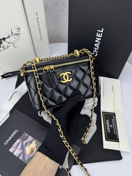 Модель в стилі Chanel Black Gold (з дзеркалом) 17 см P10075 фото