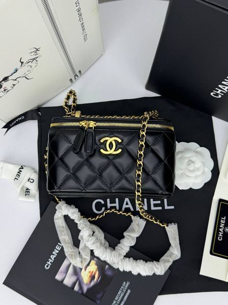 Модель в стилі Chanel Black Gold (з дзеркалом) 17 см P10075 фото