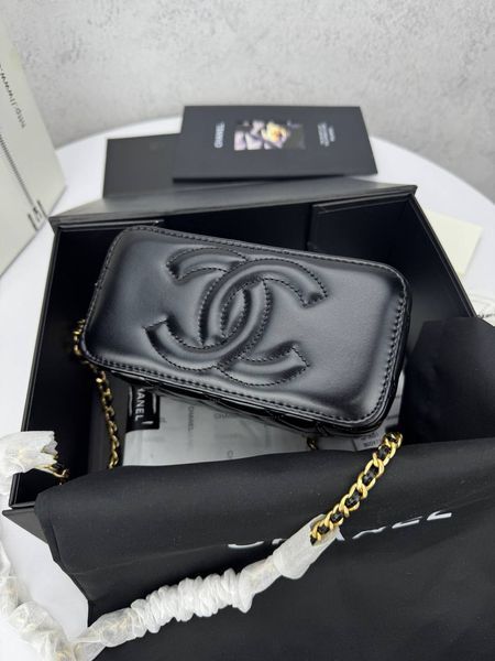 Модель в стилі Chanel Black Gold (з дзеркалом) 17 см P10075 фото