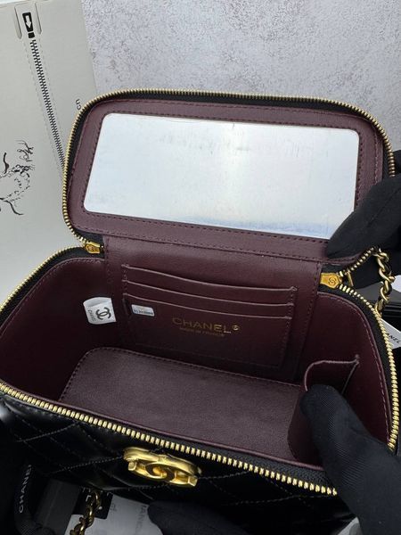Модель в стилі Chanel Black Gold (з дзеркалом) 17 см P10075 фото