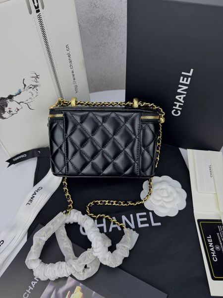 Модель в стилі Chanel Black Gold (з дзеркалом) 17 см P10075 фото