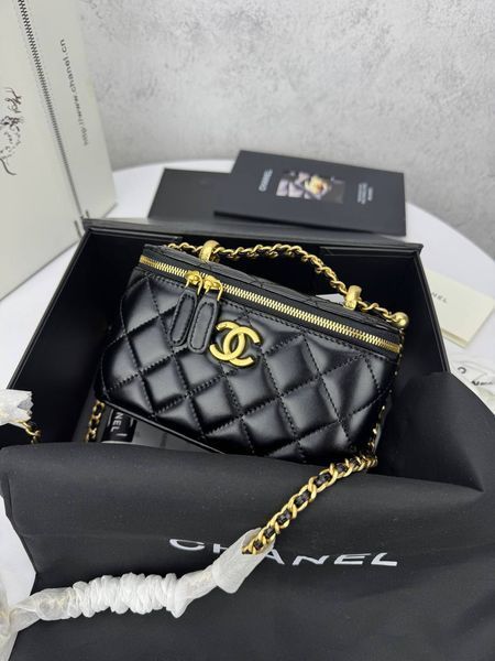 Модель в стилі Chanel Black Gold (з дзеркалом) 17 см P10075 фото