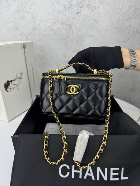 Модель в стилі Chanel Black Gold (з дзеркалом) 17 см P10075 фото