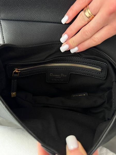 Модель в стилі  Dior Saddle Black Texture 25см P6071 фото
