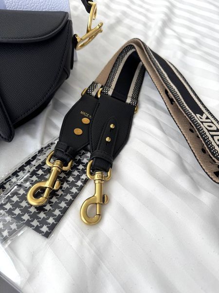 Модель в стилі  Dior Saddle Black Texture 25см P6071 фото