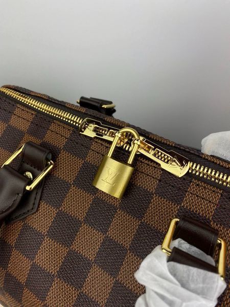 Модель в стилі Louis Vuitton Speedy Bandouliere 25 P1014 фото