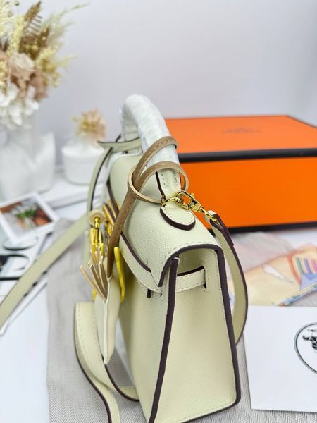 Сумка в стилі Hermes Kelly Milk Gold P15024 фото