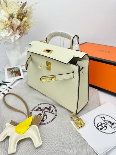 Сумка в стилі Hermes Kelly Milk Gold P15024 фото