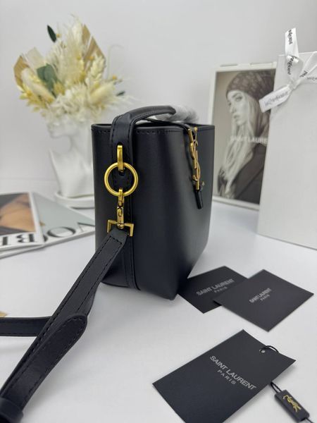 Сумка в стилі  Yves Saint Laurent Le 37 Black Gold P5043 фото