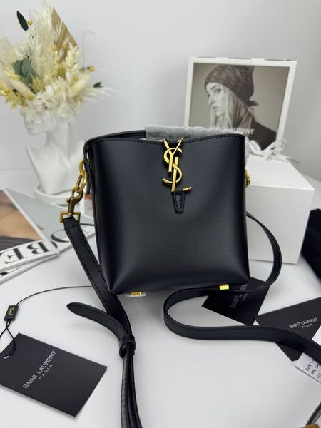 Сумка в стилі  Yves Saint Laurent Le 37 Black Gold P5043 фото