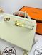 Сумка в стилі Hermes Kelly Milk Gold P15024 фото 9