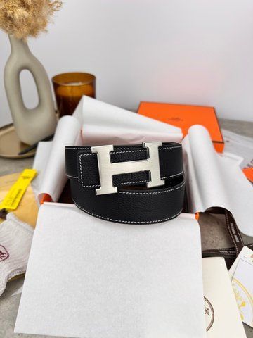 Модель в стилі Hermes Black Silver R0022 фото