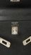 Модель в стилі Hermes Kelly 22 Black Silver 145-2 фото 8