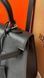 Модель в стилі Hermes Kelly 22 Black Silver 145-2 фото 6