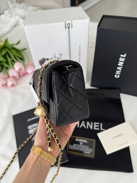 Модель в стилі Chanel Black Gold 20см P10092 фото