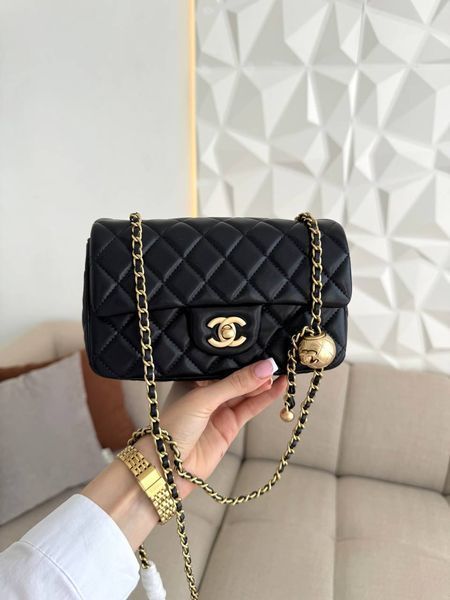 Модель в стилі Chanel Black Gold 20см P10092 фото