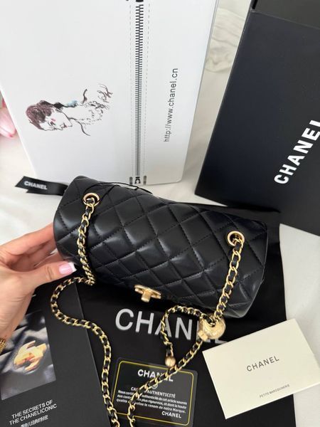Модель в стилі Chanel Black Gold 20см P10092 фото