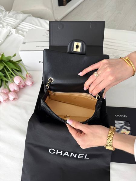 Модель в стилі Chanel Black Gold 20см P10092 фото