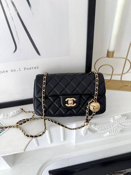 Модель в стилі Chanel Black Gold 20см P10092 фото