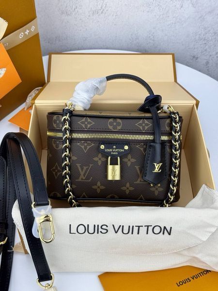 Модель в стилі Louis Vuitton Vanity PM Brown 19 см 	P1032 фото