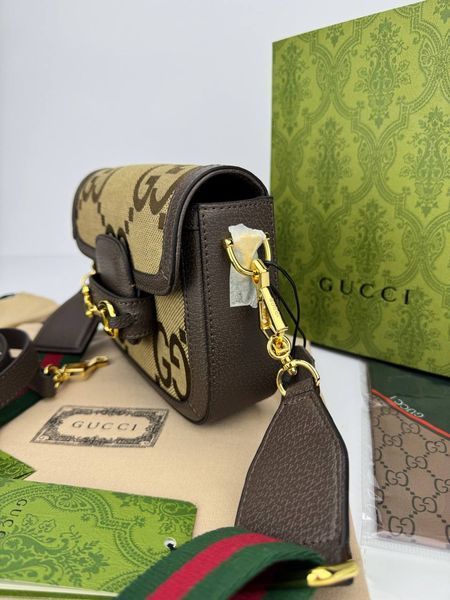 Сумка в стилі Gucci Horsebit 1955 Mini Bag P11020  фото
