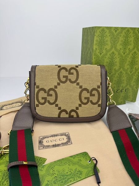 Сумка в стилі Gucci Horsebit 1955 Mini Bag P11020  фото