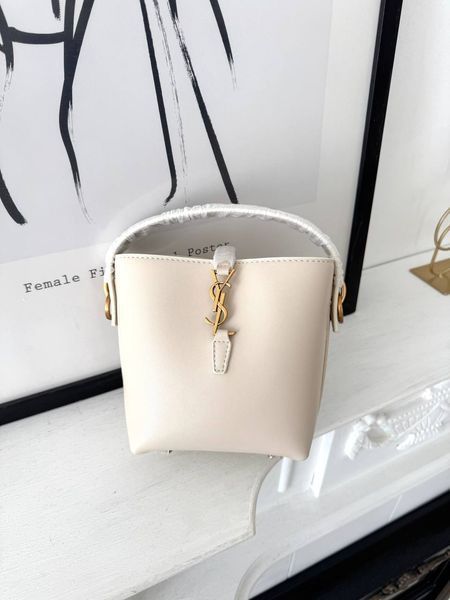Сумка в стилі Yves Saint Laurent Le 37 small Milk Gold P5055 фото