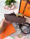 Сумка в стилі Hermes Kelly Chocolate Silver P15035 фото 9