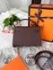 Сумка в стилі Hermes Kelly Chocolate Silver P15035 фото 3