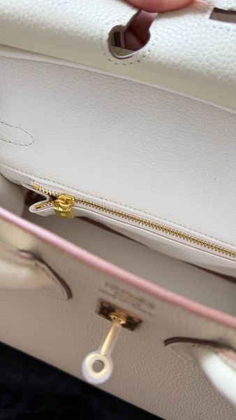 Модель в стилі Hermes Birkin Milk Gold  25  147-1 фото