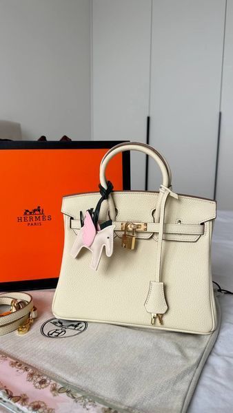 Модель в стилі Hermes Birkin Milk Gold  25  147-1 фото